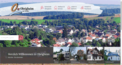 Desktop Screenshot of obrigheim.de